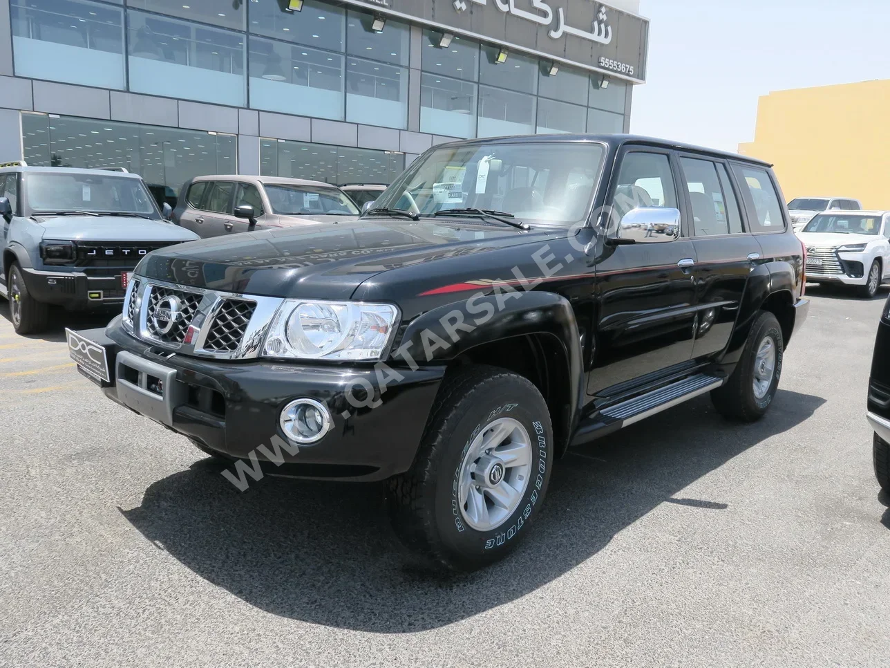 Nissan  Patrol  Safari  2023  Manual  0 Km  6 Cylinder  Four Wheel Drive (4WD)  SUV  Black  With Warranty