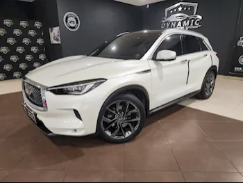 Infiniti  QX  50  2019  Automatic  22,000 Km  4 Cylinder  All Wheel Drive (AWD)  SUV  White  With Warranty