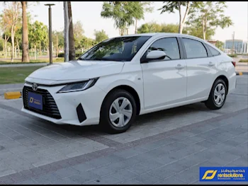 Toyota  Yaris  4 Cylinder  Sedan  White  2024