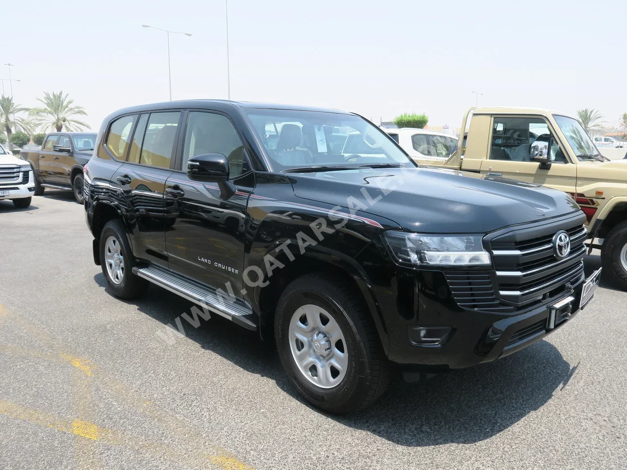 تويوتا  لاند كروزر  جي اكس ار  2024  اوتوماتيك  0 كم  6 سلندر  دفع رباعي  اس يو في  أسود  تحت الضمان