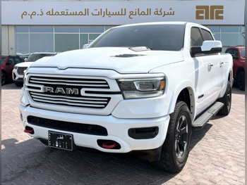 Dodge  Ram  laramie  2021  Automatic  82,000 Km  8 Cylinder  Four Wheel Drive (4WD)  Pick Up  White  With Warranty
