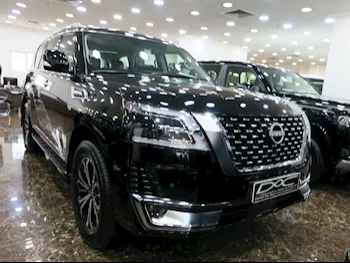 Nissan  Patrol  Titanium  2023  Automatic  0 Km  8 Cylinder  Four Wheel Drive (4WD)  SUV  Black  With Warranty
