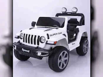 ألعاب الركوب الآلية  - 3-4 سنوات  - أبيض