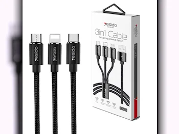 الشواحن السلكية  والشواحن اللاسلكية شاحن فقط  ابل/ اندرويد  أسود