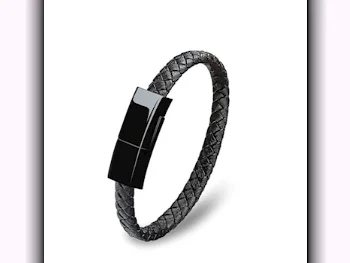 الشواحن السلكية  والشواحن اللاسلكية شاحن فقط  ابل/ اندرويد  أسود