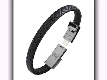 الشواحن السلكية  والشواحن اللاسلكية شاحن فقط  ابل  أسود