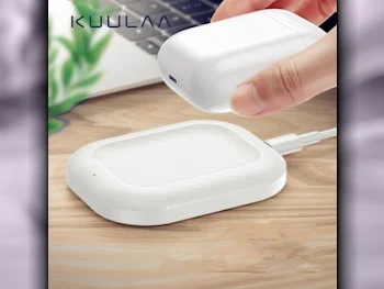 الشواحن السلكية  والشواحن اللاسلكية شاحن فقط  ابل / منتجات ابل  أبيض