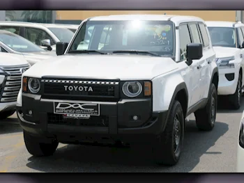 تويوتا  برادو  2024  اوتوماتيك  0 كم  4 سلندر  دفع رباعي  اس يو في  أبيض  تحت الضمان