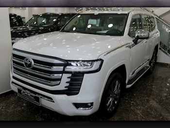 تويوتا  لاند كروزر  في اكس ار توين توربو  2024  اوتوماتيك  0 كم  6 سلندر  دفع رباعي  اس يو في  أبيض  تحت الضمان