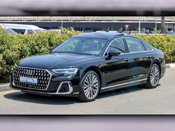 Audi  A8  L  2024  Automatic  12,000 Km  6 Cylinder  All Wheel Drive (AWD)  Sedan  Black  With Warranty