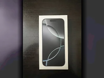 ابل  - ايفون 16  - برو  - أسود  - 256 جيجابايت  - تحت الضمان