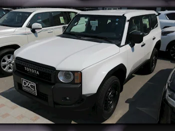 Toyota  Prado  2024  Automatic  0 Km  4 Cylinder  Four Wheel Drive (4WD)  SUV  White  With Warranty
