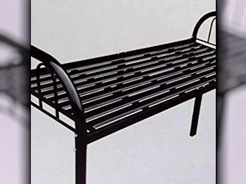 الأسّرة - فردي  - أسود  - متضمنة المرتبة