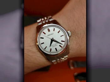 ساعات - سيكو  - ساعات ميكانيكية  - فضة  - ساعات رجالي