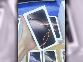 ابل  - ايفون 16  - برو ماكس  - ذهبي  - 256 جيجابايت  - تحت الضمان