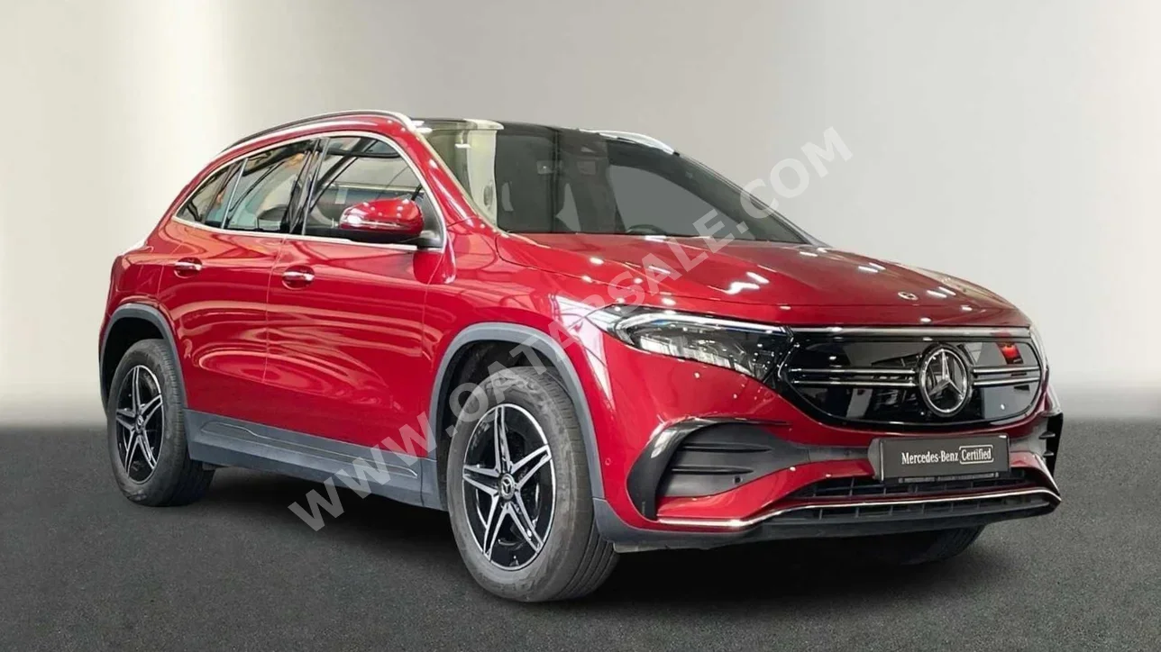 مرسيدس - بنز  اي كيو اي  350  2023  اوتوماتيك  14,844 كم  0 سلندر  دفع كلي مستمر  اس يو في  أحمر  تحت الضمان