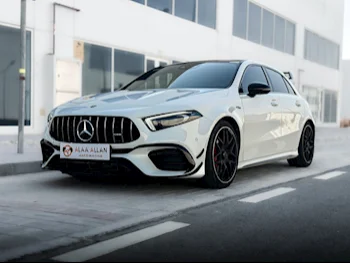 مرسيدس - بنز  ايه - كلاس  45 اي ام جي اس  2021  اوتوماتيك  58,000 كم  4 سلندر  دفع كلي مستمر  هاتشباك  أبيض