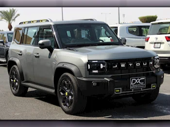 جيتور  تي 2  2025  اوتوماتيك  0 كم  4 سلندر  دفع رباعي  اس يو في  رمادي  تحت الضمان