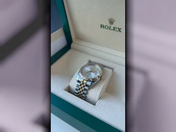 ساعات - رولكس  - ساعات ميكانيكية  - فضة  - ساعات نسائي