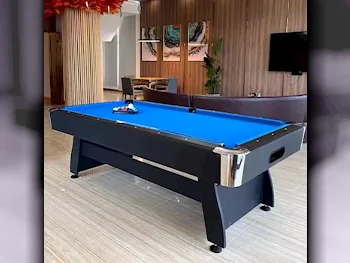 Black and Blue  Billiard Table