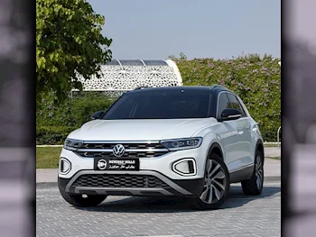 Volkswagen  T-Roc  Style  2023  Automatic  19,200 Km  4 Cylinder  Rear Wheel Drive (RWD)  SUV  White  With Warranty