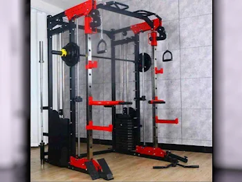 Gym Equipment Machines - Racks And Gym Systems  - Red  With Installation  With Delivery