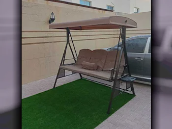 Patio Furniture - Brown  - Hanging Chair  -Number Of Seats 3