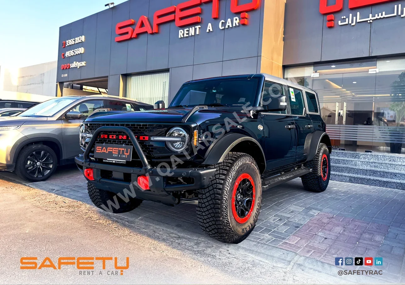 فورد  برونكو وايلد تراك  6 سلندر  إس يو في 4 في 4  أسود  2024