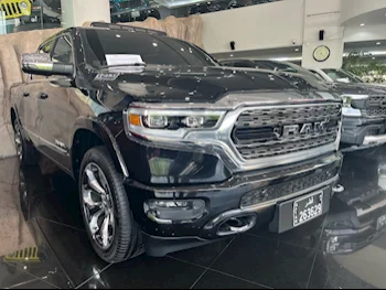 Dodge  Ram  Limited  2023  Automatic  900 Km  8 Cylinder  Four Wheel Drive (4WD)  Pick Up  Black  With Warranty