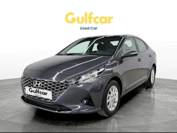 هيونداي  اكسنت  2023  اوتوماتيك  29,285 كم  4 سلندر  سحب امامي  سيدان  رمادي  تحت الضمان