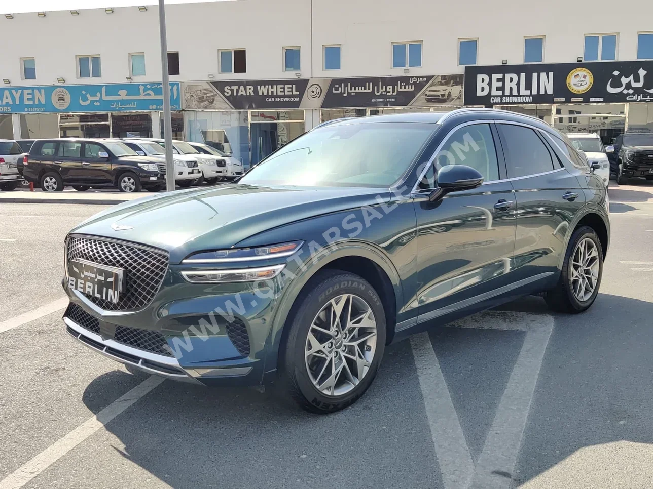 Genesis  GV 70  2022  Automatic  25,000 Km  6 Cylinder  Four Wheel Drive (4WD)  SUV  Green