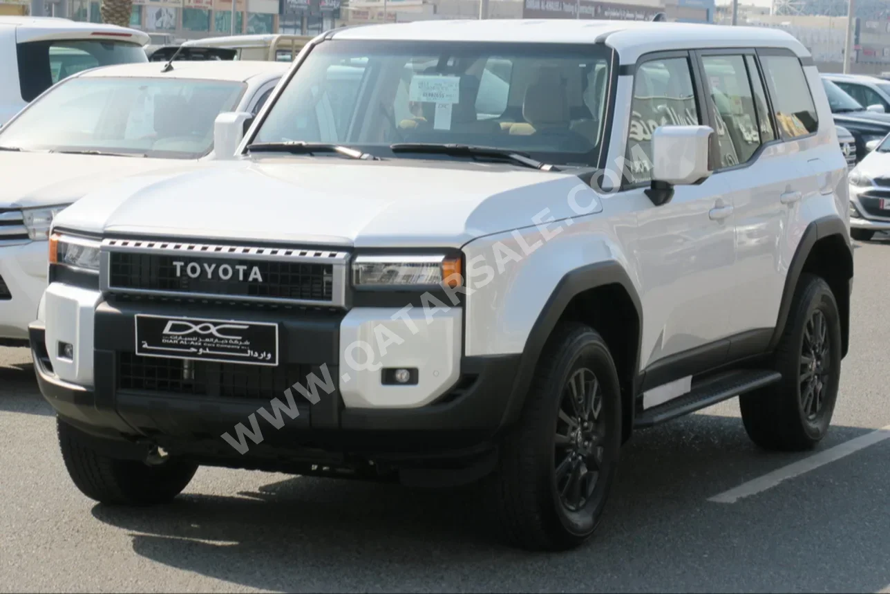 Toyota  Prado  TX Turbo  2024  Automatic  0 Km  4 Cylinder  Four Wheel Drive (4WD)  SUV  White  With Warranty