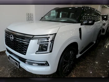 Nissan  Patrol  Platinum turbo  2025  Automatic  0 Km  6 Cylinder  Four Wheel Drive (4WD)  SUV  White  With Warranty