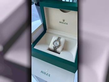 ساعات - رولكس  - ساعات ميكانيكية  - فضة  - ساعات نسائي