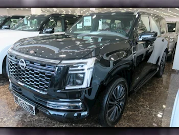 Nissan  Patrol  Platinum turbo  2025  Automatic  0 Km  6 Cylinder  Four Wheel Drive (4WD)  SUV  Black  With Warranty