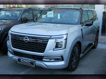 Nissan  Patrol  Platinum  2025  Automatic  0 Km  6 Cylinder  Four Wheel Drive (4WD)  SUV  Silver  With Warranty