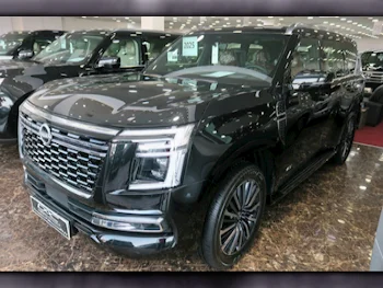 Nissan  Patrol  Platinum turbo  2025  Automatic  0 Km  6 Cylinder  Four Wheel Drive (4WD)  SUV  Black  With Warranty