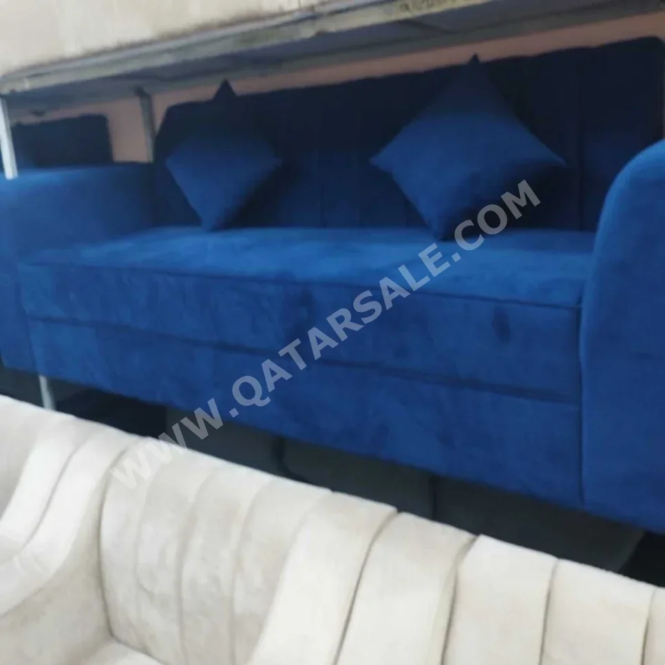 الأرائك والكنب والكراسي لايف ستايل  طقم كنب  - قماش  - أخضر