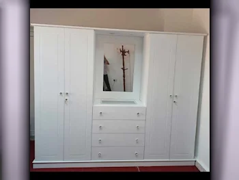 خزائن ودواليب الملابس والزينة - دوحة فيرنيتشر  - خزائن  - أبيض