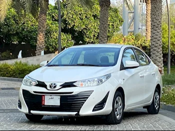 Toyota  Yaris  2019  Automatic  122,000 Km  4 Cylinder  Front Wheel Drive (FWD)  Sedan  White