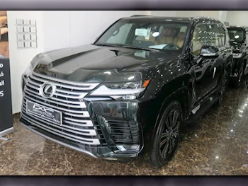 Lexus  LX  600 Luxury  2024  Automatic  0 Km  6 Cylinder  Four Wheel Drive (4WD)  SUV  Black  With Warranty