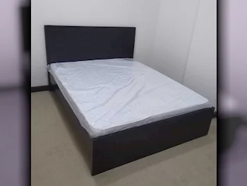 Beds - Queen  - Brown  - Mattress Included