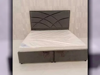 Beds - King  - Brown  - Mattress Included