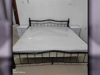 Beds - Queen  - Multicolor  - Mattress Included  - With Bedside Table
