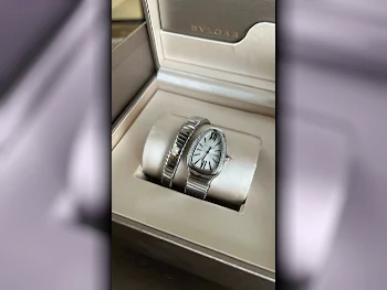 ساعات - بولغري  - ساعات ميكانيكية  - فضة  - ساعات نسائي