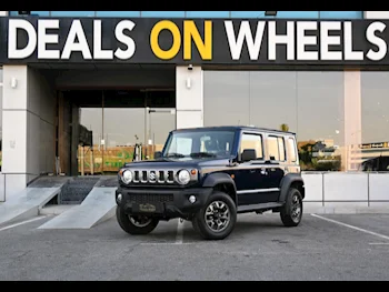 سوزوكي  جمني  2025  اوتوماتيك  0 كم  4 سلندر  دفع رباعي  اس يو في  أزرق غامق  تحت الضمان