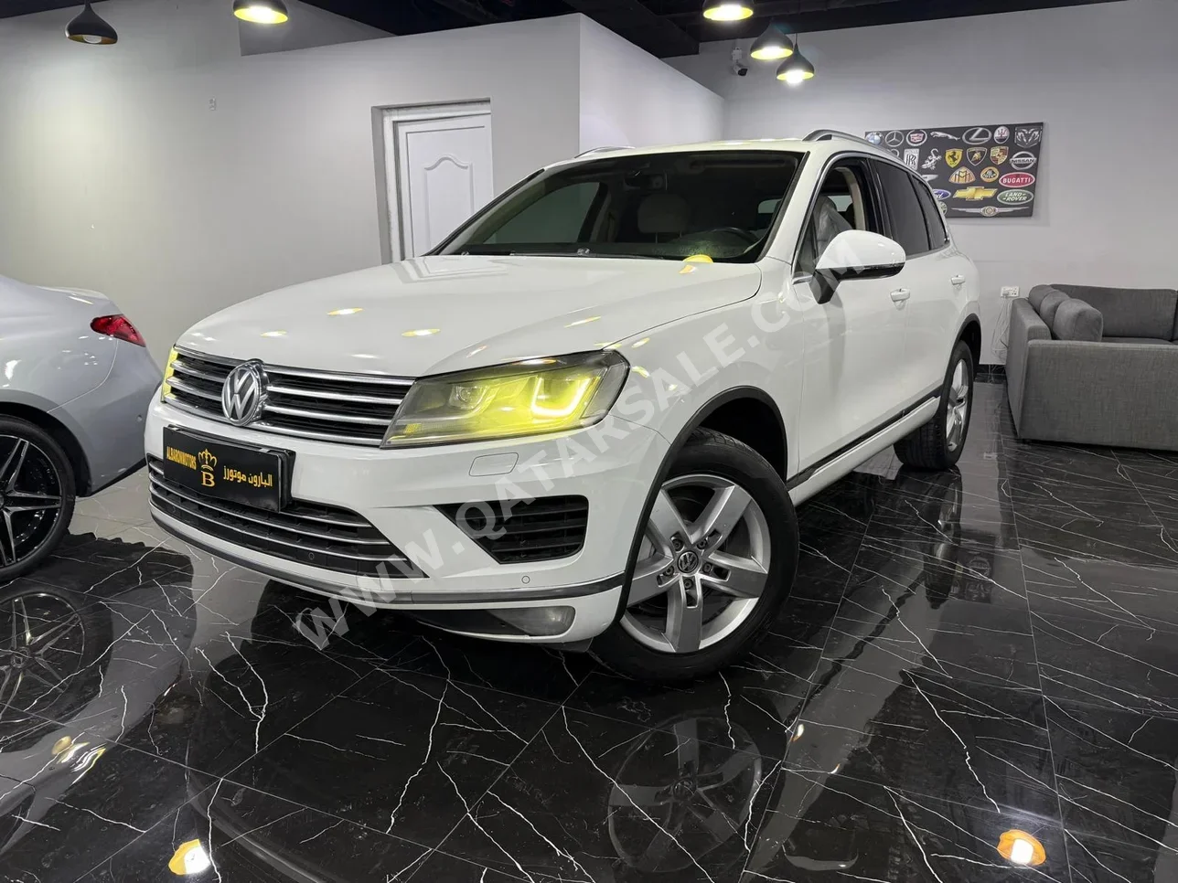 Volkswagen Touareg 2015 Automatic 134,000 Km 6 Cylinder All Wheel Drive (AWD) SUV White