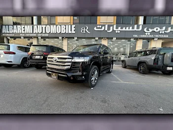 تويوتا  لاند كروزر  جي اكس ار توين توربو  2024  اوتوماتيك  0 كم  6 سلندر  دفع رباعي  اس يو في  أسود  تحت الضمان