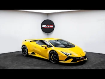 Lamborghini  Huracan  Tecnica  2024  Automatic  3,300 Km  10 Cylinder  Rear Wheel Drive (RWD)  Coupe / Sport  Yellow