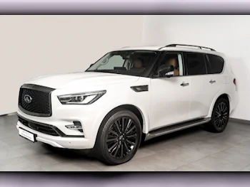 Infiniti  QX  80  2023  Automatic  14,844 Km  8 Cylinder  Four Wheel Drive (4WD)  SUV  White  With Warranty